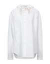 Jil Sander Solid Color Shirts & Blouses In White
