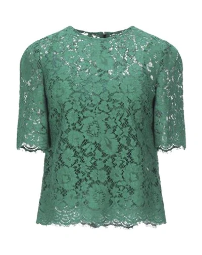 Dolce & Gabbana Blouses In Green