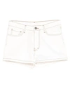 Dixie Denim Shorts In White