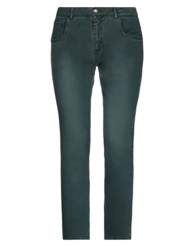 Monocrom Jeans In Dark Green