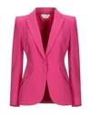 Alexander Mcqueen Suit Jackets In Red