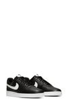 Nike Court Vision Low Sneakers In Black/ White