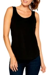 Nic + Zoe Perfect Tank In Black Onyx