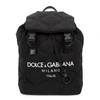 DOLCE & GABBANA PALERMO TECNICO BLACK QUILTED NYLON BACKPACK,3962428