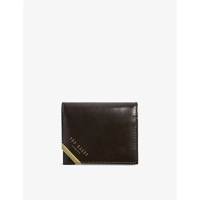 Ted Baker Coral Leather Wallet In Brn-choc
