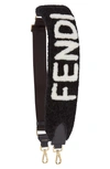 Fendi Strap You Shoulder Strap In Montone /grace/nero
