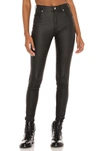 Dr Denim Lexy Skinny In Black Metal