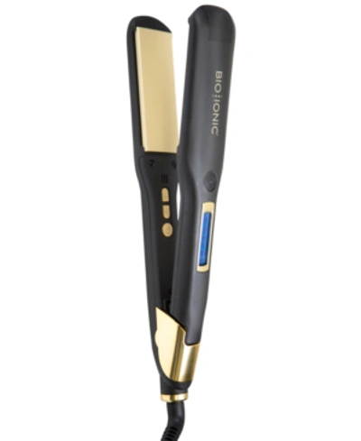 Bio Ionic Bioionic Goldpro Smoothing Styling 1.5" Iron Bedding In Black/gold