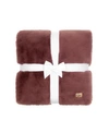 Ugg Euphoria Faux Fur Throw In Mulberry