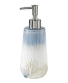 Avanti Abstract Coastal Seashells & Coral Ceramic Soap/lotion Dispenser In Multi