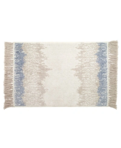 Avanti Abstract Coastal Bath Rug Bedding In Multi