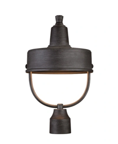 Designer's Fountain Designers Fountain Portland-ds Post Lantern In Pewter