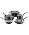 CUISINART MICA SHINE STAINLESS 8-PC. COOKWARE SET