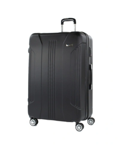 American Green Travel Denali S 30 In. Anti-theft Tsa Expandable Spinner Suitcase In Black