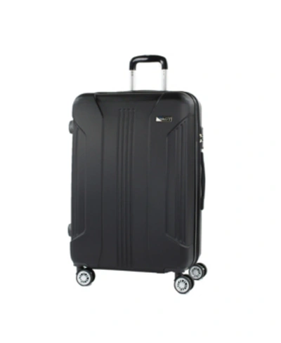 American Green Travel Denali S 26 In. Anti-theft Tsa Expandable Spinner Suitcase In Black