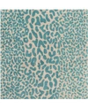 Surya Athena Ath-5120 Dark Green 8' Square Area Rug In Dark Green