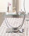 Coaster Home Furnishings Creed U-shaped Coffee Table In Silver