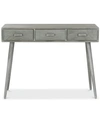 Furniture Albus 3-drawer Console Table In Slate Grey