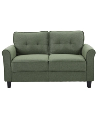 Lifestyle Solutions Hali Loveseat In Green