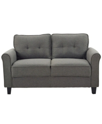 Lifestyle Solutions Hali Loveseat In Heather Gray