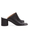 Maison Margiela Hannah Leather Mules In Black