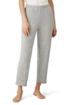 Eileen Fisher Cozy Brushed Terry Tapered Ankle Pants In Dkprl