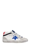 GOLDEN GOOSE MID STAR trainers IN WHITE LEATHER,GWF00122F00026380269