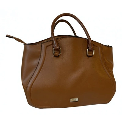 Pre-owned Class Cavalli Handbag In Brown