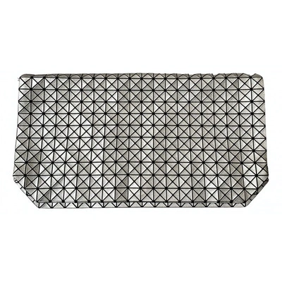 Pre-owned Issey Miyake Clutch Bag In Silver