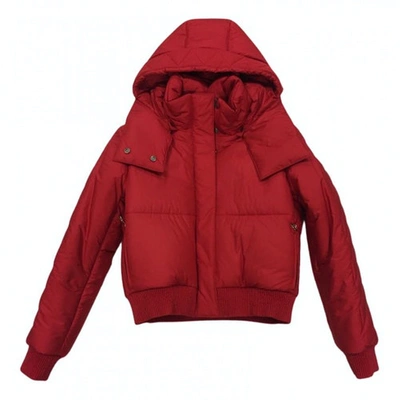 Pre-owned Off-white Biker Jacket In Red