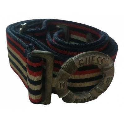 Pre-owned Guess Belt In Multicolour