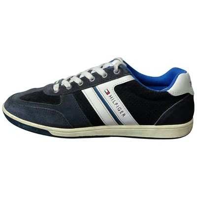 Pre-owned Tommy Hilfiger Blue Leather Trainers