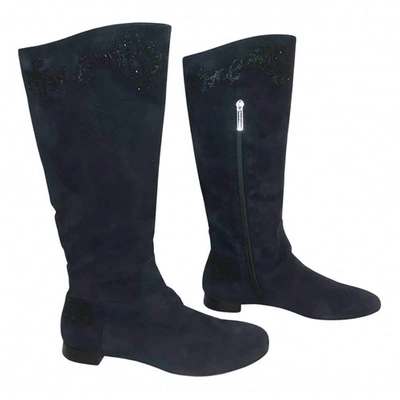 Pre-owned Fratelli Rossetti Boots In Blue