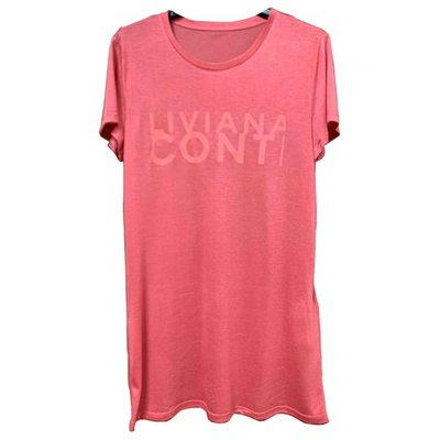 Pre-owned Liviana Conti Pink Cotton Top