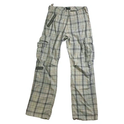 Pre-owned Stussy Trousers In Grey