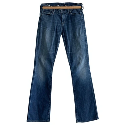 Pre-owned Citizens Of Humanity Blue Denim - Jeans Jeans