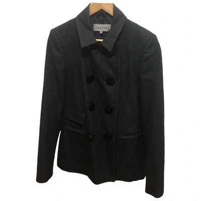 Pre-owned Jigsaw Coat In Black