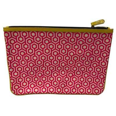 Pre-owned Misha Collection Clutch Bag In Pink