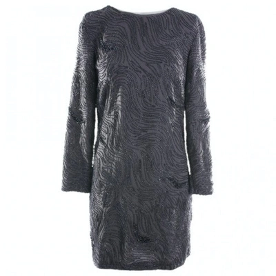 Pre-owned Halston Heritage Dress In Grey