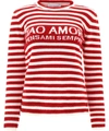 Giada Benincasa Ciao Amore Wool Sweater In Red In Red