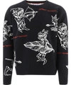 OFF-WHITE "ELVES" ALL-OVER SWEATER
