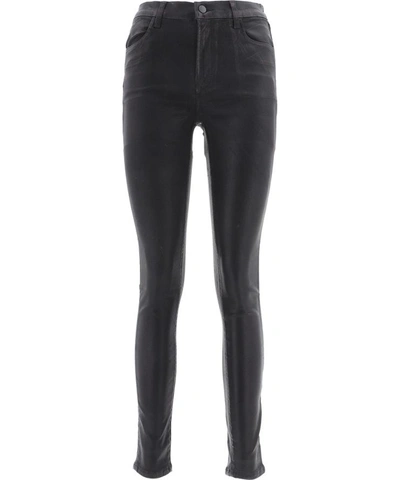 J Brand "maria" Lyocell Trousers In Black