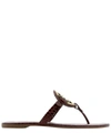 TORY BURCH "MILLER" LEATHER SANDALS