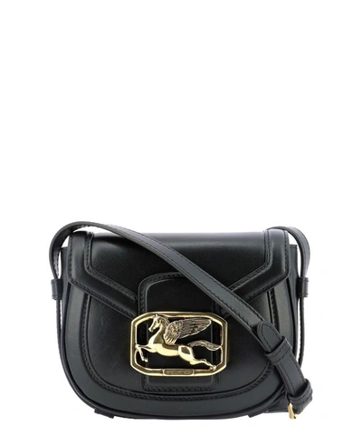 Etro "pegaso" Crossbody In Black  