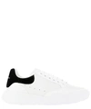 Alexander Mcqueen White And Black Runner Oversized Sneakers In White