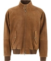Baracuta Brown Leather Outerwear Jacket In Brown