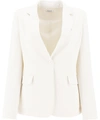 P.a.r.o.s.h Single-breasted Slim-cut Blazer In White