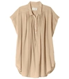 Nili Lotan Normandy Cotton-voile Blouse In Neutrals