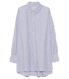 NILI LOTAN Ambrose Tunic in Light Blue Stripe