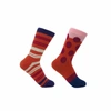Peper Harow - Made In England Ginger Elizabeth & Terracotta Eleanor Women's Socks Two Pack
